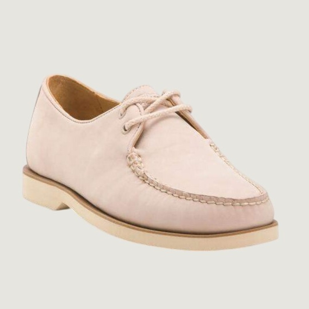 Sperry Top-Sider Captains Oxford Women 7.5 Light Pink NEW Nubuck Boat Shoe